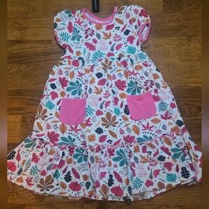 Stitchy Fish Girls Fall Print Dress
